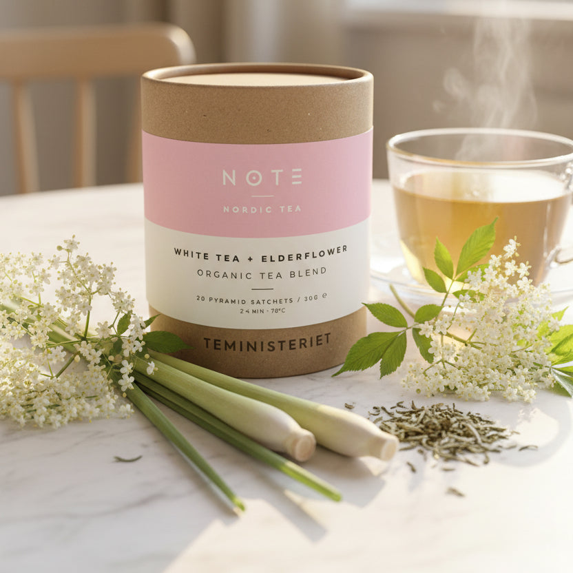 NOTE økologisk te - white tea + elderflower
