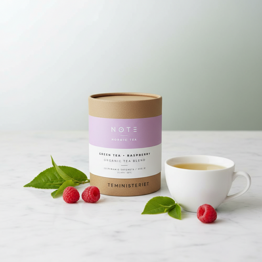 NOTE økologisk green tea + raspberry - Teministeriet