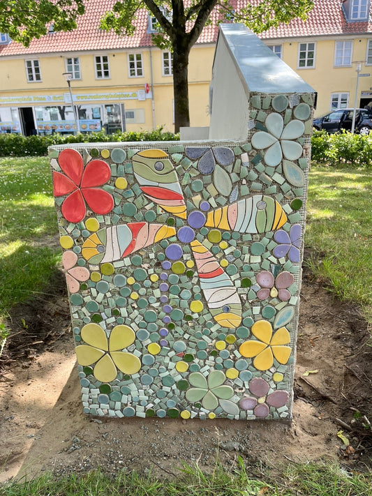 Kunstprojekt Omsorgsbænk i Rønhaveparken part 1