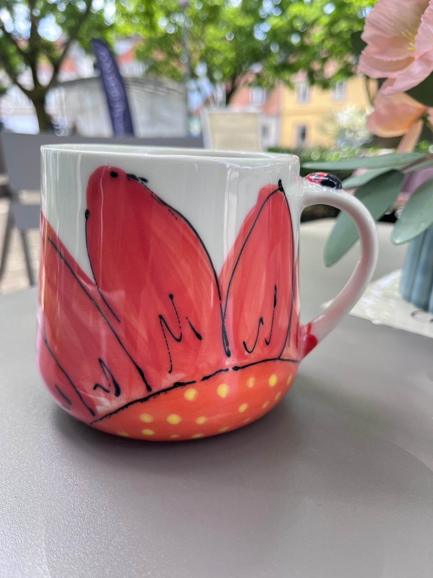 Ladybug Krus Med Håndmalet Design (Kopi)