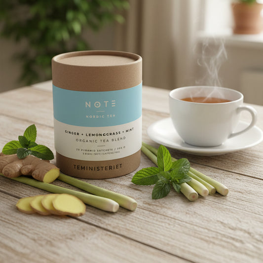 NOTE økologisk te - ginger + peppermint