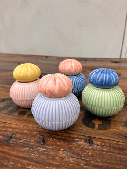 Rille bonbonniere grøn