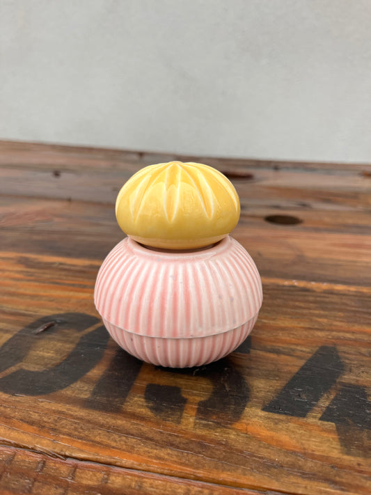 Rille bonbonniere lyserød