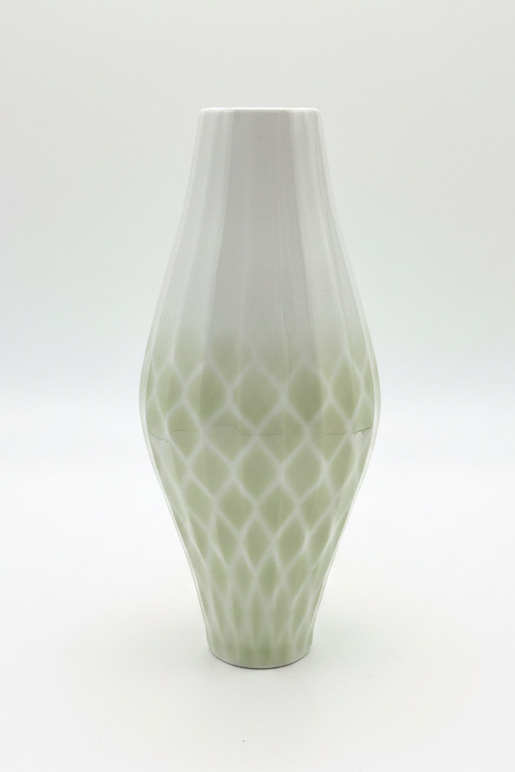 Diamant vase - Grøn