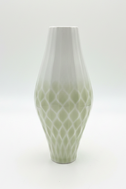 Diamant vase - Grøn