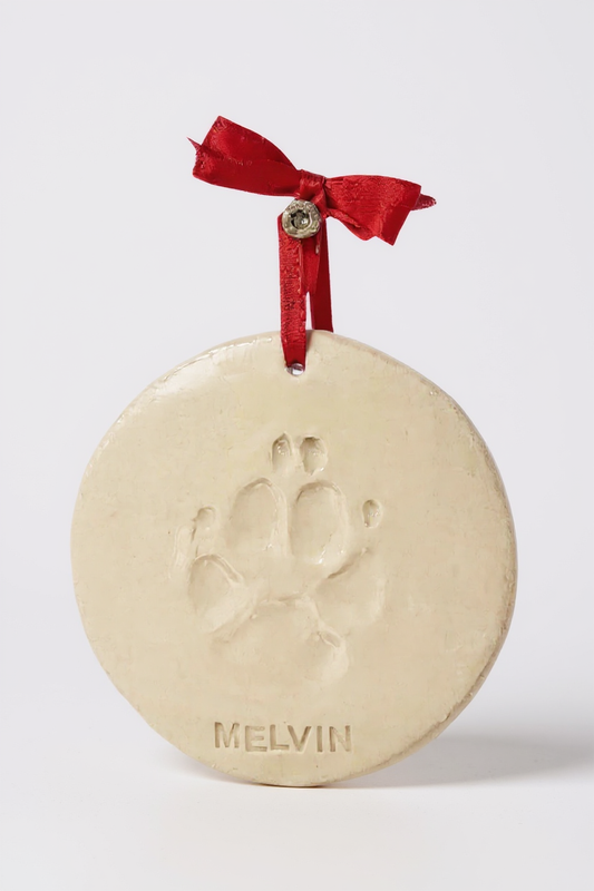 Keramik hundepote aftryk